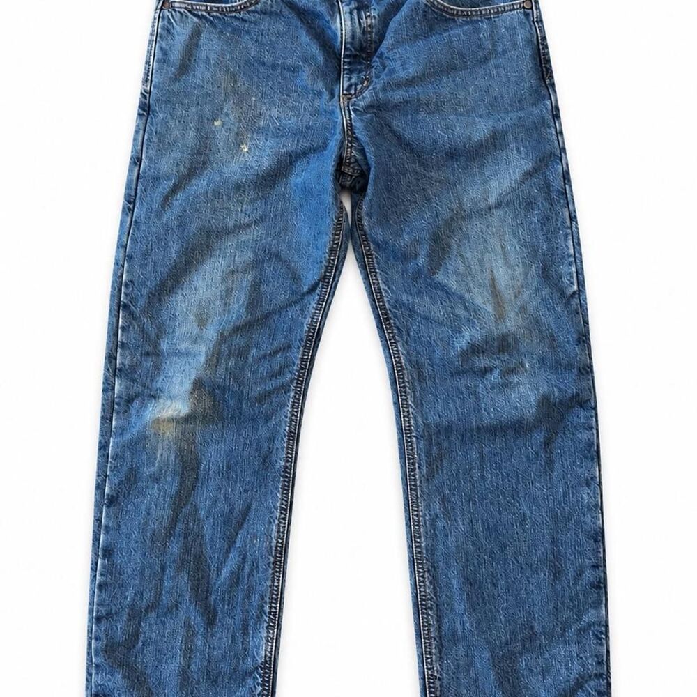 Carhartt Men's Blue and Navy Jeans